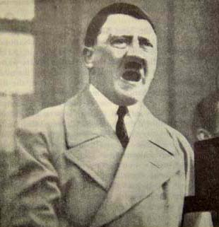 The Gate of lies is wide open: Hitler speaks